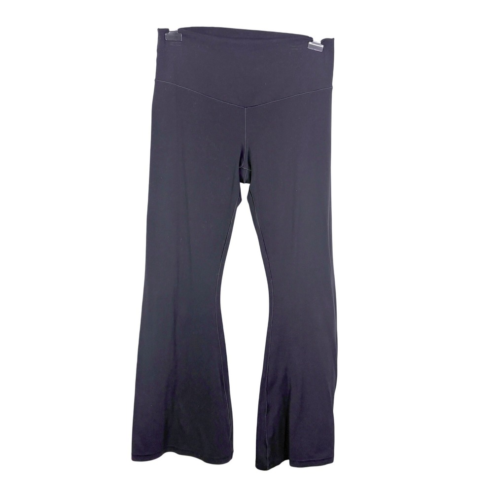 OFFLINE by Aerie Flare Leggings Women XL Black Real Me Xtra Hi Rise Yoga Pants
